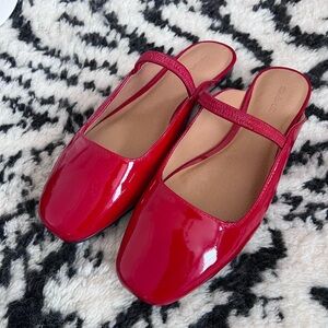 Madewell Patent Leather Women's Mules size 9